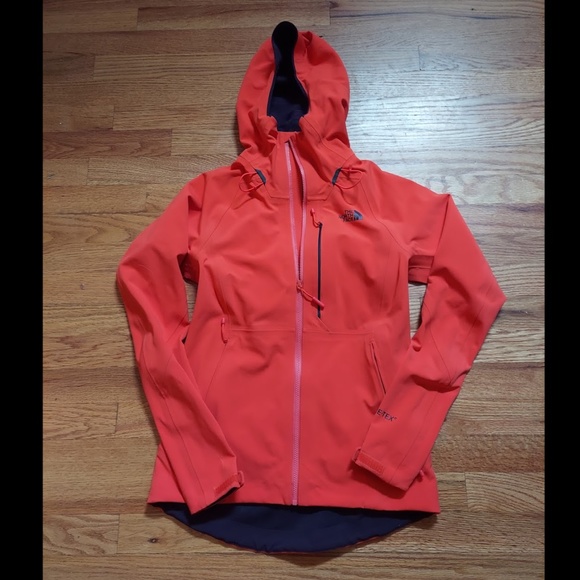 The North Face Women's Orange Apex Flex Goretex Jacket - Picture 2 of 3